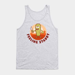 Feeling stabby cactus (on light colors) Tank Top